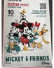FUJIFILMINSTAX 富士 立拍立得 花邊相紙 米奇朋友10張 迷你膠片 適用于mini7+ 11/12/99【香港行貨】 曬單實(shí)拍圖