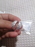 老鳳祥復古斜紋銀耳環(huán)足銀999爆閃滿(mǎn)天星耳飾送女友老婆紀念日生日禮物 足銀斜紋耳環(huán)一對(約4g) 曬單實(shí)拍圖