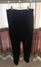 頭號青年休閑褲男冬季加絨重磅針織寬松闊腿加大碼男裝直筒褲子男 黑 6XL  曬單實(shí)拍圖