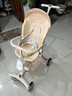 semmook遛娃神器嬰兒推車(chē)0-6歲用折疊可坐可躺帶減震雙向高景觀(guān)溜娃車(chē) 香檳金【擋風(fēng)皮質(zhì)遮陽(yáng)棚】【弓形穩固車(chē)架】 曬單實(shí)拍圖