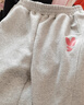 真維斯女童褲子2026春秋兒童新款彎刀直筒褲女孩時(shí)髦休閑運動(dòng)長(cháng)褲秋裝 【顯高顯瘦彈性】灰色/心連心 160 【推薦體重80-100斤】 曬單實(shí)拍圖