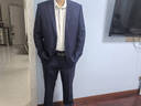 柒牌【毛料套西】西服男套裝春秋含羊毛商務(wù)正裝西裝禮服 曬單實(shí)拍圖