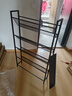 安納福鞋架多層家用門(mén)口置物架15cm斜放小型簡(jiǎn)易鞋柜ZW299黑五層70 曬單實(shí)拍圖