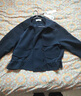 百圖betu女裝春季新款風(fēng)衣寬松百搭短款風(fēng)衣外套女2302T48 寶藍 M 曬單實(shí)拍圖