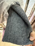 香影劉些寧同款雙面呢羊毛大衣女冬季小個(gè)子中長(cháng)紫色西裝毛呢外套 中灰 M 160/84A/95-110斤 曬單實(shí)拍圖