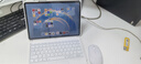 ZHISIHUI適用華為平板matepad11.5/11.5s/Air11.5藍牙鍵盤(pán)鼠標套裝 磁吸分離保護殼 智能觸控背光鍵盤(pán) 白色 曬單實(shí)拍圖