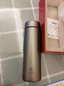 富光純鈦保溫杯男女士高檔商務(wù)茶水分離便攜車(chē)載泡茶水杯年貨禮品定制 輕奢灰-純鈦內膽+禮盒禮袋 480ml 曬單實(shí)拍圖