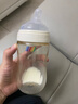 bebebus鉆光奶瓶3-6個(gè)月300ml新生兒寶寶ppsu偏心仿母乳防脹氣防嗆奶瓶 曬單實(shí)拍圖