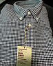 MUJI男式 水洗牛津紐扣領(lǐng)長(cháng)袖襯衫 男士襯衣外套純棉 春季 AC4AAC4A 深藏青色格紋 XL (180/104A) 曬單實(shí)拍圖