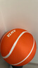安踏（ANTA）靜音球兒童布藝5號靜音籃球無(wú)聲玩具球訓練親子室內拍拍球 橙色 曬單實(shí)拍圖