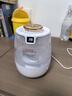 卡培登USB加濕器臥室輕音嬰兒辦公室桌面 智能數顯調濕雙噴頭大霧量加濕 白色【納米霧化】 曬單實(shí)拍圖