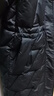 她享中長(cháng)款棉服女連帽收腰顯瘦棉衣保暖防寒棉襖外套女 T54F019 曬單實(shí)拍圖