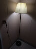 好莱仕落地灯客厅卧室床头过道现代简约创意布艺装饰LED遥控喂奶灯 黑灯杆+遥控开关9WLED无极调光调色 实拍图