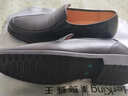 蜘蛛王皮鞋男士商務(wù)正裝鞋牛皮透氣氧吧呼吸鞋子男 黑色 39  曬單實(shí)拍圖