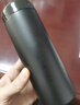 米家 保溫杯 316不銹鋼水杯 男女士杯子 大容量茶杯便攜 350ml黑色 曬單實(shí)拍圖