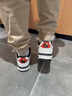 安踏驁杰丨好事發(fā)生新年配色板鞋男厚底增高本命年馬年紅色運動(dòng)休閑鞋 曬單實(shí)拍圖