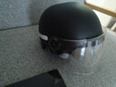 3c認證電動(dòng)車(chē)頭盔新國標通用女男士電瓶車(chē)防曬四季鏡片夏季安全帽 3C認證 黑色冬盔【送透明長(cháng)鏡】 曬單實(shí)拍圖