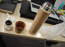 膳魔師（THERMOS）保溫杯水杯大容量不銹鋼高檔水杯便攜男女杯子團購可定制 FFM系列 秋葉棕 520ml 曬單實(shí)拍圖