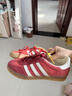 阿迪達斯（adidas）三葉草 女 GAZELLE INDOOR W  IE1051 淺猩紅  37 曬單實(shí)拍圖