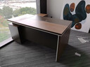 鑫合邦E0級老板桌辦公桌椅組合簡(jiǎn)約現代經(jīng)理主管辦公桌輕奢總裁桌大班臺 【升級E0級板材】1.6米老板桌 曬單實(shí)拍圖