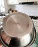 德國家居進(jìn)口食品級316特厚不銹鋼盆和面洗菜商用烘焙沙拉面盆湯碗打蛋盆 薄款【14cm】食品級抗菌 曬單實(shí)拍圖