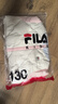 FILA斐樂(lè )兒童童裝棉羽2025年冬季女童小童輕薄運動(dòng)連帽羽絨服 云白色-WT 130 曬單實(shí)拍圖