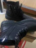 三利泰（SANLITAI）大碼馬丁靴男秋季46碼高幫工裝鞋子47休閑男士真皮靴子48加寬男鞋 3022黑色 46 曬單實(shí)拍圖