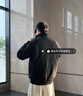 蕉下（beneunder）男士氣絨服秋冬保暖外套輕薄戶(hù)外運動(dòng)防風(fēng)夾克寬松百搭 漫暮黑【升級款】 M 曬單實(shí)拍圖
