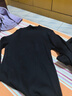 優(yōu)衣庫女裝柔軟羅紋圓領(lǐng)T恤/長(cháng)袖26春夏新款483468 09 黑色 XL 曬單實(shí)拍圖