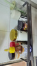 吉百居廚房置物架免釘壁掛調料架免打孔佐料甁調味品收納架子 槍灰色調料架-40cm 曬單實(shí)拍圖