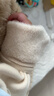 babylove【清倉】嬰兒連體衣秋冬季加絨哈衣爬服男女寶寶不倒絨洋氣保暖 淺蘇杏 80cm 曬單實(shí)拍圖
