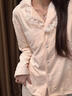 繆黛 MAULTIAYKitty貓海島絨睡衣女2025新款秋冬季卡通甜美少女感家居服兩件套 粉色kitty貓 《少量現貨》 L 曬單實(shí)拍圖