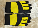 欣達/Xinda 戶(hù)外全指防護手套登山攀巖防滑耐磨運動(dòng)騎行訓練攀爬速降手套 黃黑色 M 曬單實(shí)拍圖