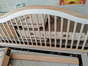 哈卡達嬰兒床無(wú)縫拼接兒童拼接床實(shí)木大床新生兒寶寶加寬床邊可升降調節 單床+5cm全椰床墊 200*80cm 曬單實(shí)拍圖