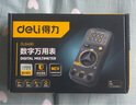 得力（deli）萬(wàn)用表數字萬(wàn)能表家用型多用表電流表3-1/2位600V應急常備 曬單實(shí)拍圖
