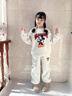 尚然樂(lè )（SHANGRANLE）小孩衣服4-6歲加絨衣服女童運動(dòng)套裝秋冬2026兒童加厚衛衣女孩大 灰色 120 cm 曬單實(shí)拍圖