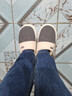 潔麗雅（Grace）棉拖鞋男士秋冬季室內防臭防滑居家保暖厚底踩屎感拖鞋男款冬天 曬單實(shí)拍圖
