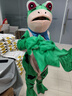 顏特網(wǎng)紅充氣青蛙人偶服裝人穿行走活動(dòng)擺攤賣(mài)崽表演出卡通玩偶衣服 綠色「2個(gè)風(fēng)扇」自己備充電寶 均碼 (XL) 成人款175-190cm 曬單實(shí)拍圖