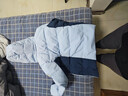 361°兒童羽絨服25冬男女童3-14歲輕盈蓬松連帽保暖外套 藍130 曬單實(shí)拍圖