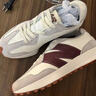 賽諾楓鞋子男款莆田nb男鞋厚底百搭運動(dòng)老爹鞋情侶休閑小蠻腰阿甘鞋 米酒紅 【NB327】莆田好鞋 42 曬單實(shí)拍圖