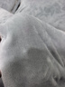 水星系列家紡高端A類(lèi)加厚保暖牛奶絨四件套冬季珊瑚絨被套加絨寶寶絨床上用品4 花夢(mèng)情緣-牛奶絨紳士灰 1.8米床單款【適合被芯200x230】 曬單實(shí)拍圖
