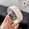 表帶哥適用蘋(píng)果手表表帶apple watch磁吸硅膠iwatch s10/9/8/7/6/5/4/11/SE/2/1/3腕帶38/40/41/42mm粉色 曬單實(shí)拍圖