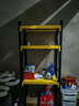 思繞倉儲貨架多層置物架超市庫房貨物架儲物架家用收納架儲物間雜物架 黑黃套色-四層【終身質(zhì)?！?【家用推薦/480kg】長(cháng)100寬40高200cm 曬單實(shí)拍圖