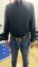 【秋冬爆款】高級感上衣男襯衫冬季純色商務(wù)休閑免燙加絨加厚襯衣 GF21026-【加絨】2310紳士黑 2XL -推薦【155-170斤】左右 曬單實(shí)拍圖