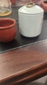 茶葉罐密封罐茶缸大號陶瓷罐小茶葉罐便攜家用哥窯茶盒包裝 哥窯茶葉罐-月白-禪茶一味 210ml 圖上有詳情 曬單實(shí)拍圖