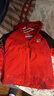 鴻星爾克（ERKE）童裝男女童加厚外套兒童中大童保暖防風(fēng)連帽風(fēng)衣東方紅160 曬單實(shí)拍圖