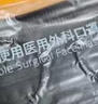海氏海諾口罩獨立包裝一只一袋一次性醫用外科口罩滅菌級黑色成人保暖50只 曬單實(shí)拍圖