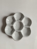 玉水湖陶瓷梅花油畫(huà)調色板美術(shù)生調色盤(pán)油畫(huà)棒顏料盤(pán)畫(huà)盤(pán)水粉丙烯兒童國畫(huà)工具水彩畫(huà)畫(huà)中國畫(huà)瓷盤(pán) 3寸調色盤(pán) 曬單實(shí)拍圖