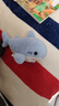 超可愛(ài)海洋動(dòng)物掌中寶鯊魚(yú)海豹鯨魚(yú)桌搭擺件裝飾品送閨蜜同事禮物 鯊魚(yú) 22厘米【做工精致質(zhì)感超絕】 曬單實(shí)拍圖