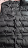 鴨鴨【90鴨絨】男式冬季寬松簡(jiǎn)約V領(lǐng)羽絨馬甲休閑保暖純色馬甲男 曬單實(shí)拍圖